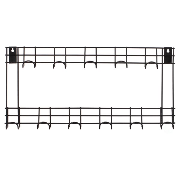 Gardenised 3.25-in Black Steel Garden Tools Utility Wall Hook