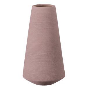 Uniquewise 10-in H Pink Ceramic Decorative Cone Shaped Vase