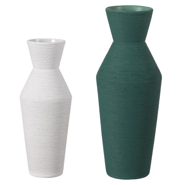 Uniquewise Assorted Ceramic Decorative Vases Set of 2 QI004346.2 RONA