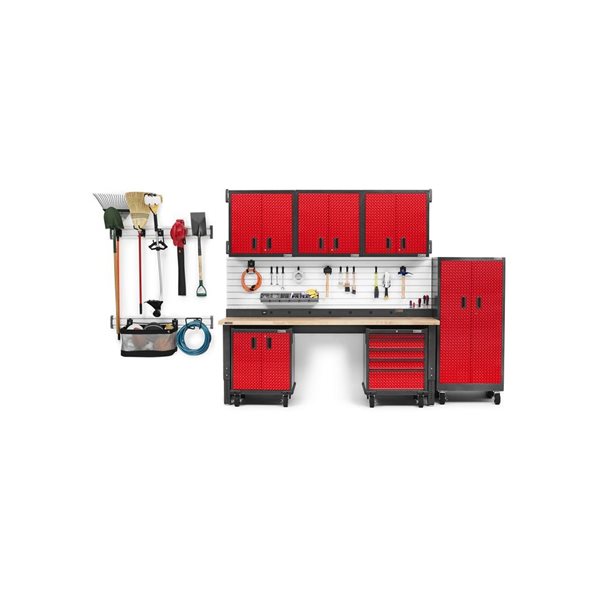 Gladiator Premier Pre-Assembled GearDrawer - Red Tread