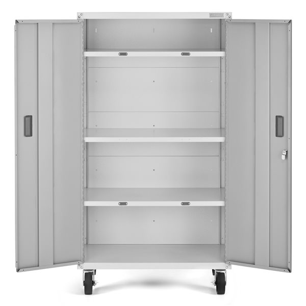 Gladiator Ready-to-Assemble Mobile Storage Cabinet - Grey Slate