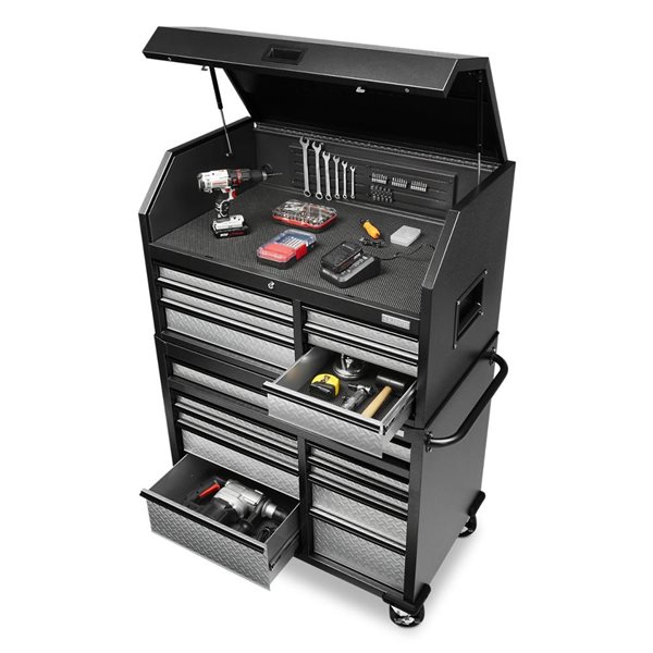 Gladiator Premier 41-in 15-drawer Mobile Tool Chest Combo
