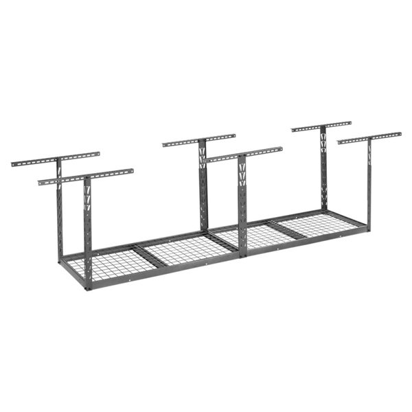 Tablette de rangement suspendue GearLoft™ par Gladiator de 2 pi x 8 pi