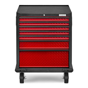 Gladiator Premier Pre-Assembled 7 Drawer Modular Tool Storage Cabinet - Red Tread