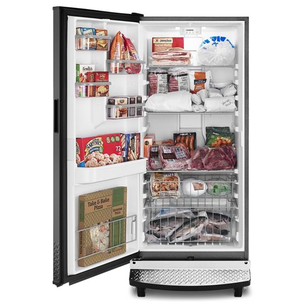 Gladiator 17.8-cu.ft. Black Upright Freezer