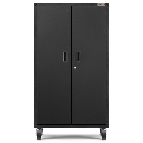 Gladiator Ready-to-Assemble Mobile Storage Cabinet - Hammered Granite