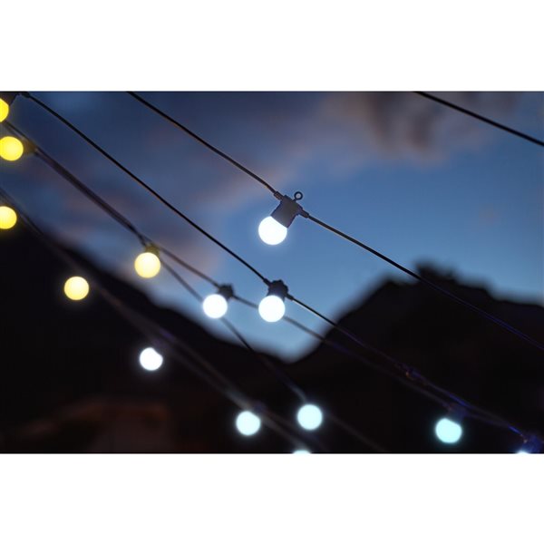 Twinkly Festoon 20-count 32.8-ft Multi-function Colour Changing LED Indoor/outdoor Christmas String Lights