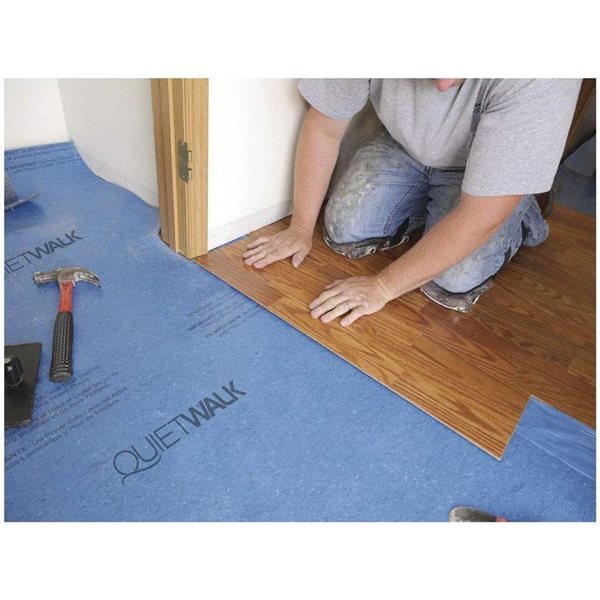 QuietWalk LV Luxury Vinyl, Laminate, or Wood Underlayment (Float