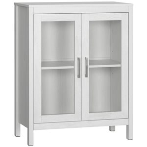 kleankin 23.5-in x 29.5-in Particleboard Freestanding Linen Cabinet in White
