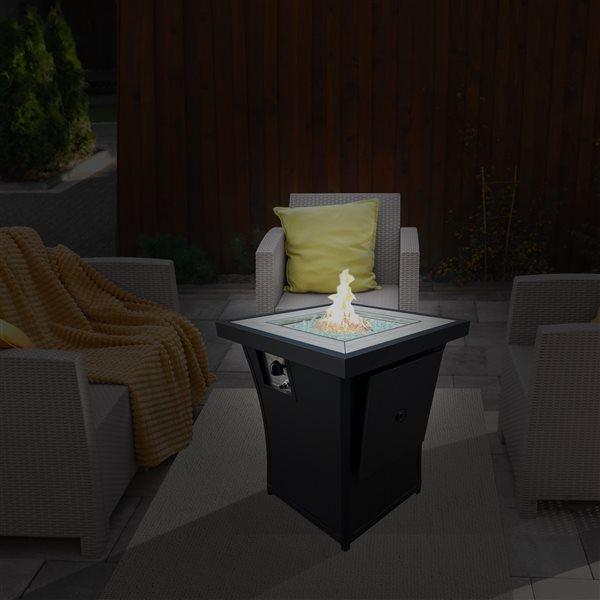 Foyer extérieur au propane liquide Sunbeam de 24 po l. et 50 000 BTU en