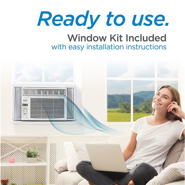 Black+Decker 12,000 BTU 550-sq.ft. Window Air Conditioner