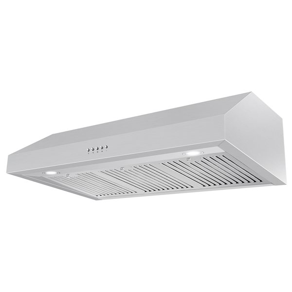 Cosmo 36-in 380 CFM Undercabinet Range Hood - Stainless Steel