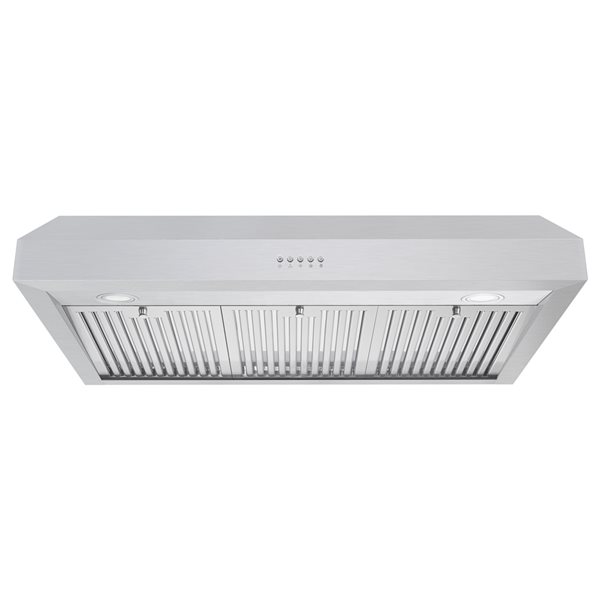 Cosmo 36-in 380 CFM Undercabinet Range Hood - Stainless Steel