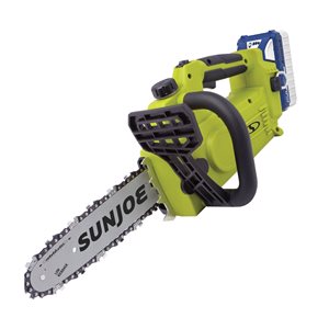 Sun Joe 24 V Lithium Ion Battery 10-in Cordless Electric Chain Saw