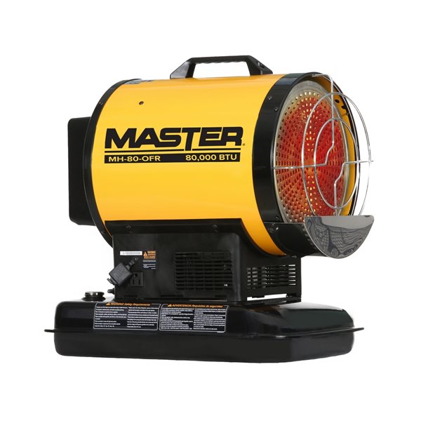 Master 80,000-BTU Radiant Outdoor Kerosene Heater