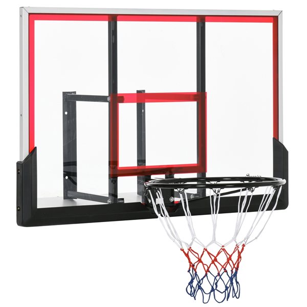 Soozier 43-in Indoor/Outdoor Wall Mounted Basketball Hoop