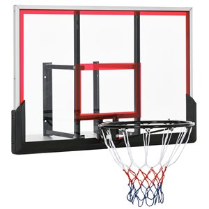 Anneau de basket-ball Arvona - Poteau de basket-ball avec support -  Réglable - Ballon