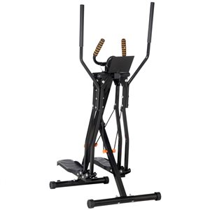Soozier Elliptical Trainer with Four Resistance Levels and LCD Monitor