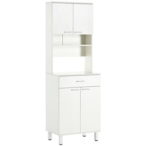 Homcom White Composite Kitchen Buffet with Drawers