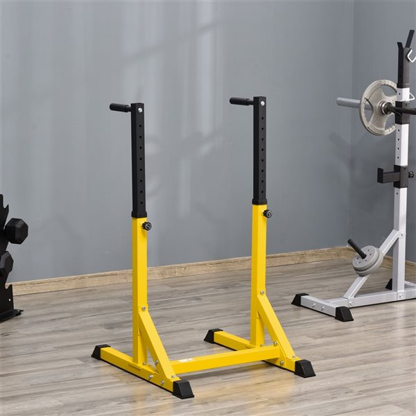 Soozier Adjustable Yellow Steel Dip Station A91 065V01 RONA