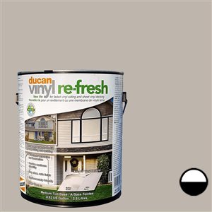 Vinyl Refresh Matte DIY Series Graceful Grey Exterior Tintable Paint (3,79 L)