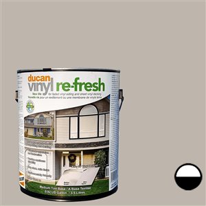 Peinture teintée pour l'extérieur de la série DIY gris gracieux de 3,79 L par Vinyle Refresh