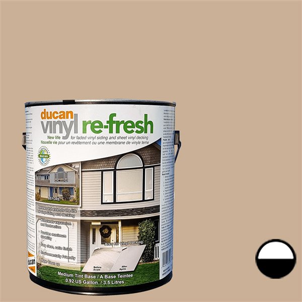 Vinyl Refresh Matte DIY Series Polo Tan Exterior Tintable Paint (3,79 L)