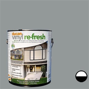 Vinyl Refresh Matte DIY Series Shadow Grey Exterior Tintable Paint (3,79 L)