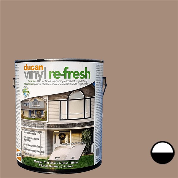 Vinyl Refresh Matte DIY Series Vintage Tan Exterior Tintable Paint (3,79 L)