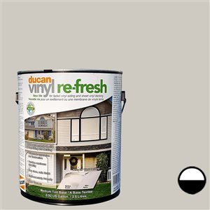 Vinyl Refresh Matte DIY Series Dolphin Grey Exterior Tintable Paint (3,79 L)