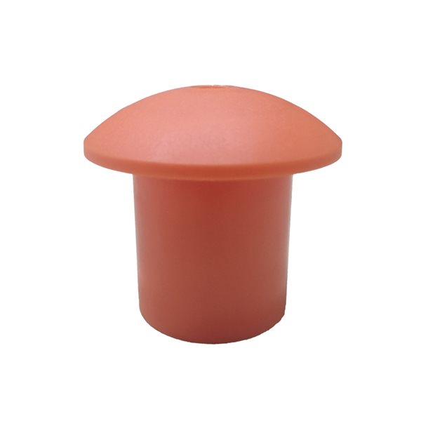 Nestland Safety Caps- Round top - Orange - Plastic - 100 Pack HS