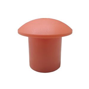 Nestland Safety Caps- Round top - Orange - Plastic - 100 Pack