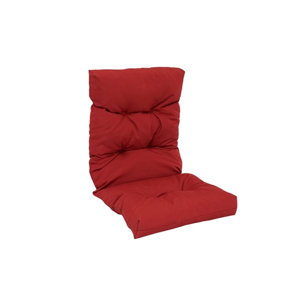 Bozanto Inc 1piece Red High Back Patio Chair Cushion 08459CA/100 RONA