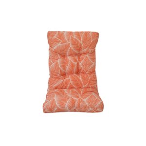 Bozanto Inc 1-piece Orange High Back Patio Chair Cushion