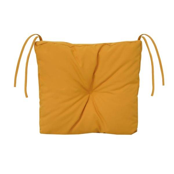 Bozanto Inc 1-piece Yellow Patio Chair Cushion