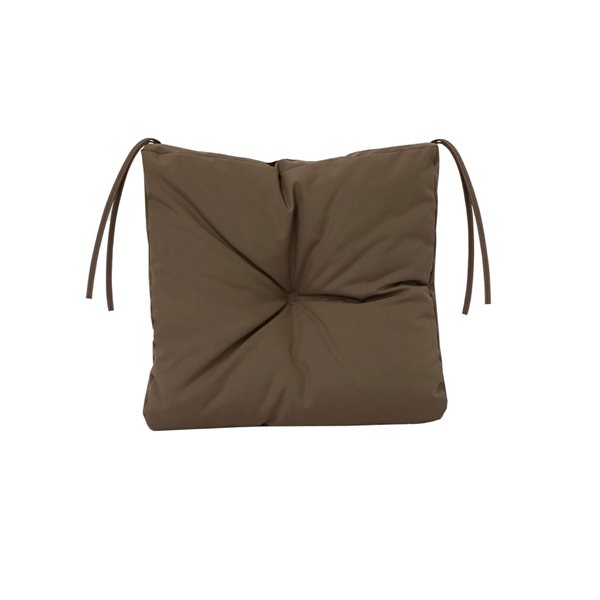 Bozanto Inc 1-piece Brown Patio Chair Cushion