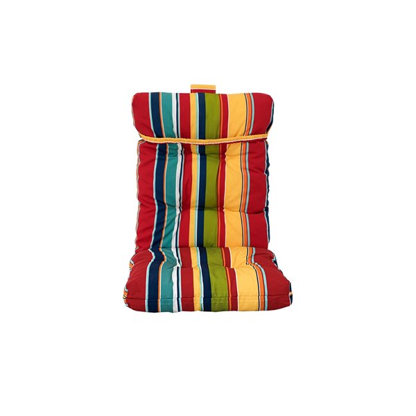 Bozanto Inc 1-piece Yellow High Back Patio Chair Cushion