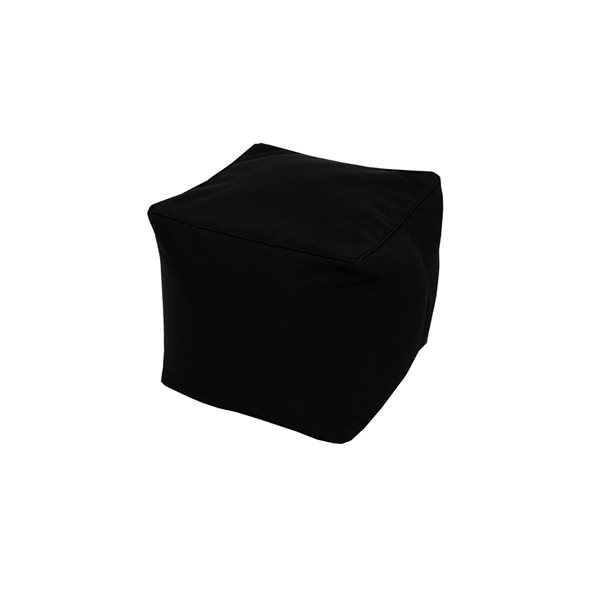 Bozanto Inc 1-piece Black Ottoman Cushion