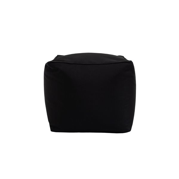 Bozanto Inc 1-piece Black Ottoman Cushion