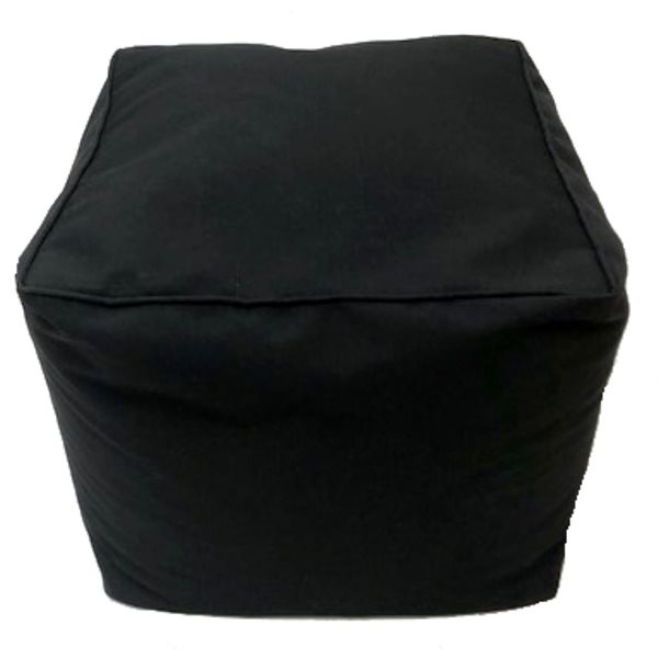 Bozanto Inc 1-piece Black Ottoman Cushion