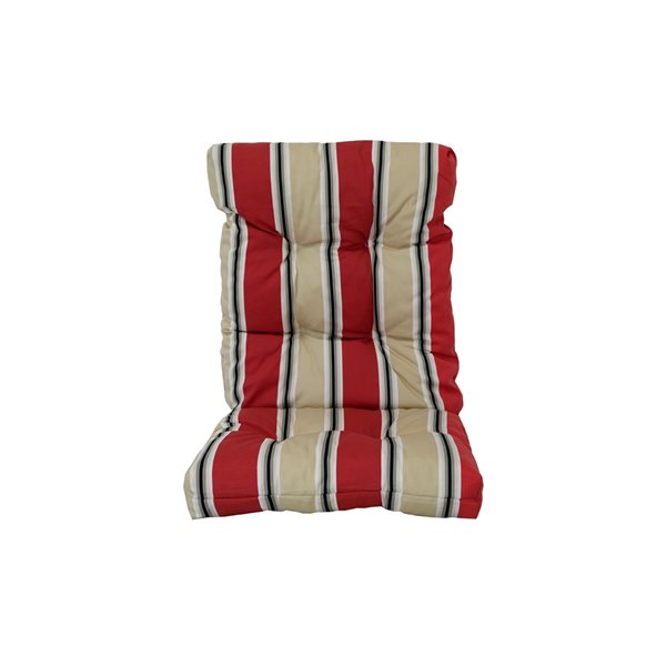 Bozanto Inc 1-piece Red High Back Patio Chair Cushion