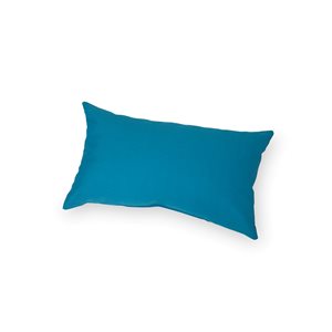 Coussin lombaire rectangulaire turquoise par Bozanto Inc