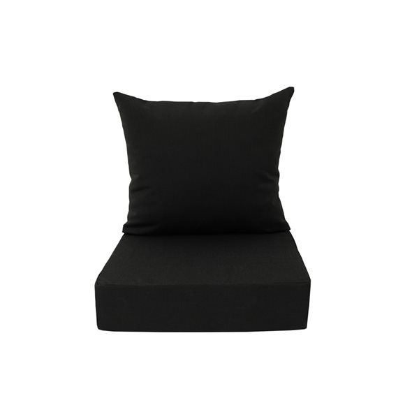 Suffocating Dazzling Positive Coussin profond pour chaise extérieure noir par Bozanto Inc 08-483/2072 |  RONA