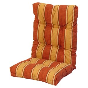 Coussin à haut dossier pour chaise extérieure rouge par Bozanto Inc