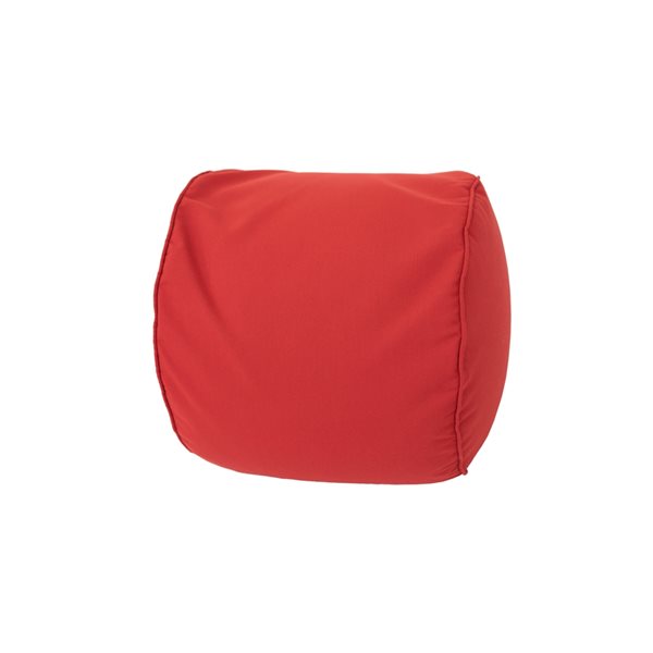 Bozanto Inc Sunbrella 1-piece Red Ottoman Cushion