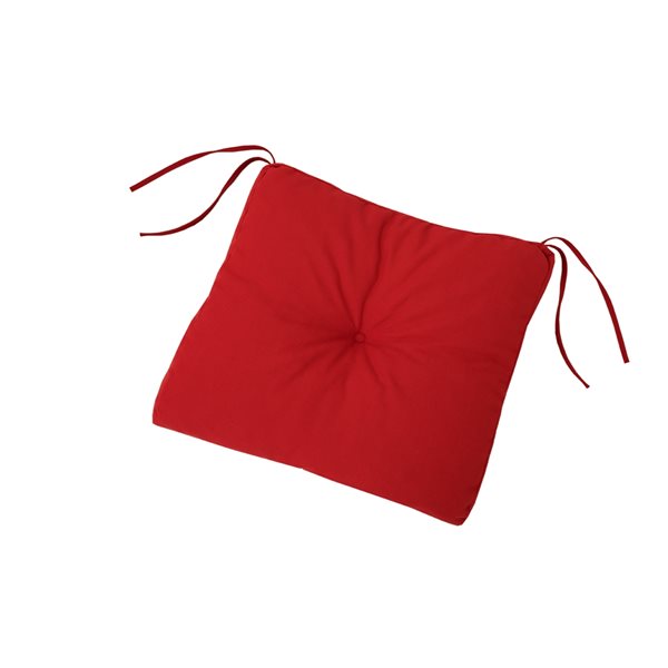 Bozanto Inc 1-piece Red Patio Chair Cushion