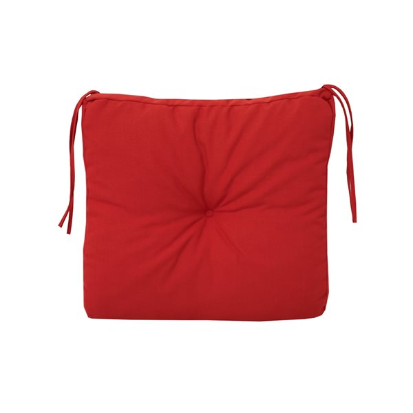 Bozanto Inc 1-piece Red Patio Chair Cushion