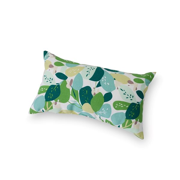 Bozanto Inc Floral Blue Rectangular Lumbar Pillow