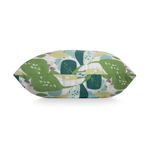 Bozanto Inc Floral Blue Rectangular Lumbar Pillow