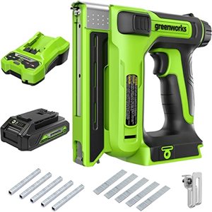 greenworkstools-24V Cordless Glue Gun w/ 2.0Ah Battery & Charger